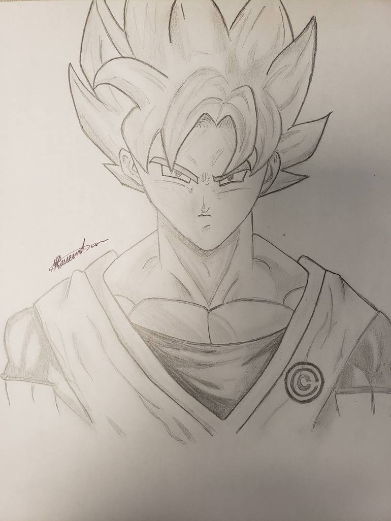 Saiyan Drawing Beautiful Image