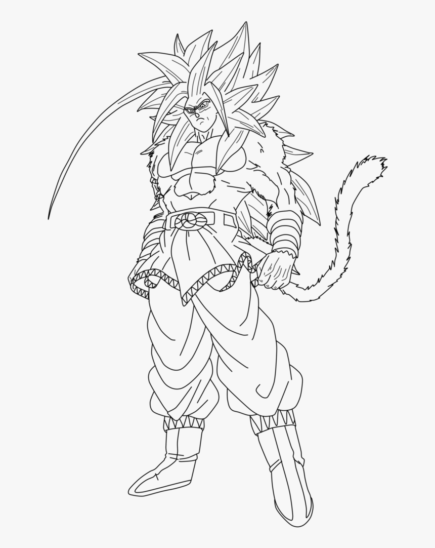 Saiyan Drawing Sketch