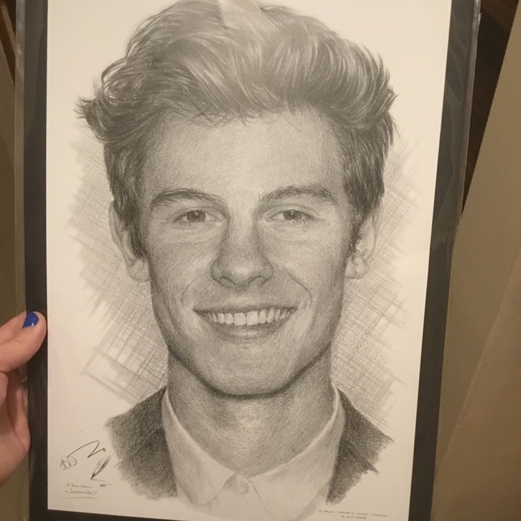 Shawn Mendes Art Drawing