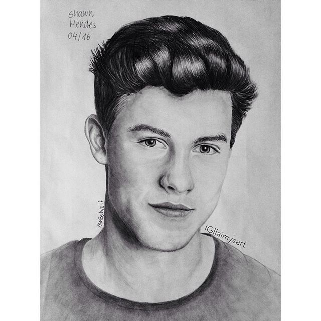 Shawn Mendes Drawing Art