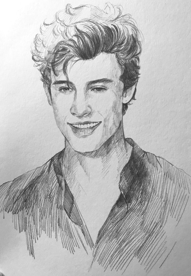 Shawn Mendes Drawing Image