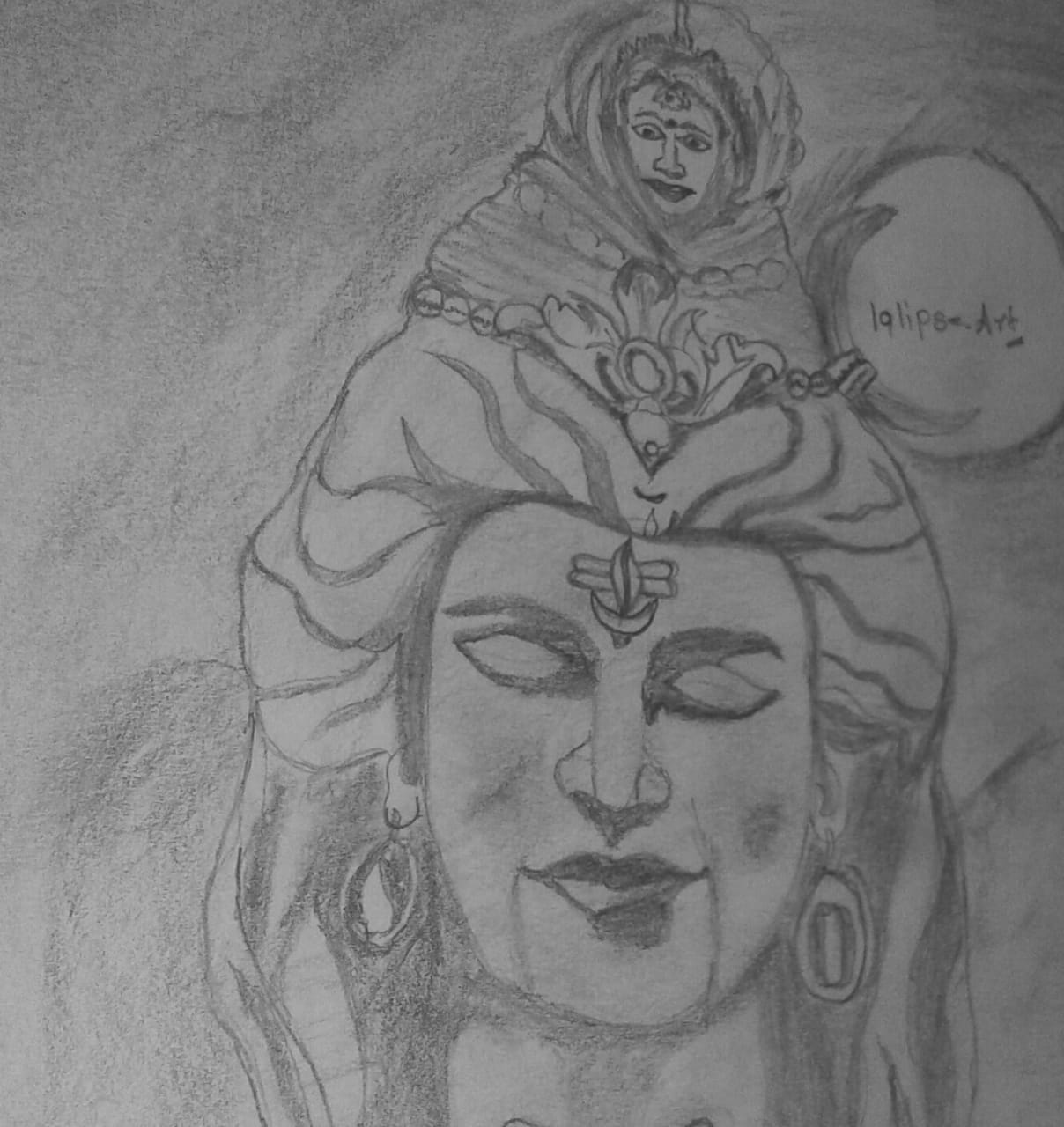 Sketch of Shiva  Shiva sketch Art drawings sketches simple Drawings
