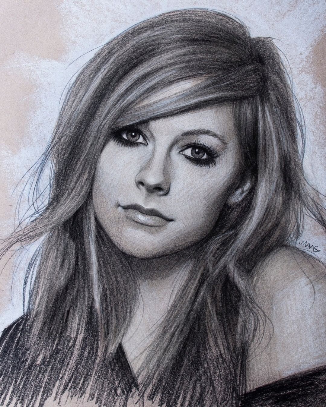Singer Avril Lavigne Drawing