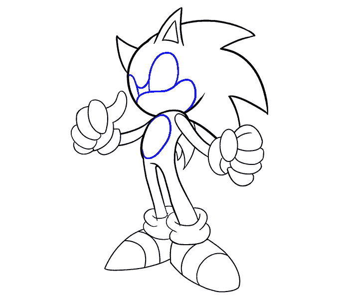 Sonic Drawing Sketch