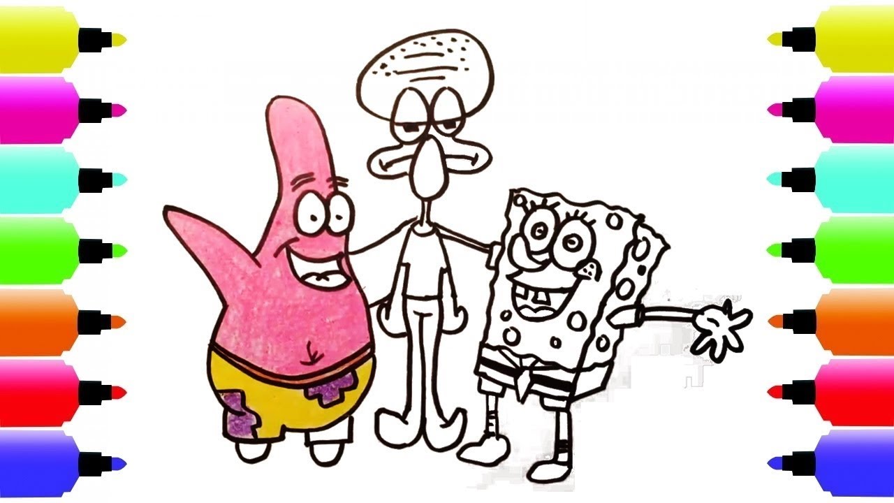 SpongeBob And Patrick Drawing Image