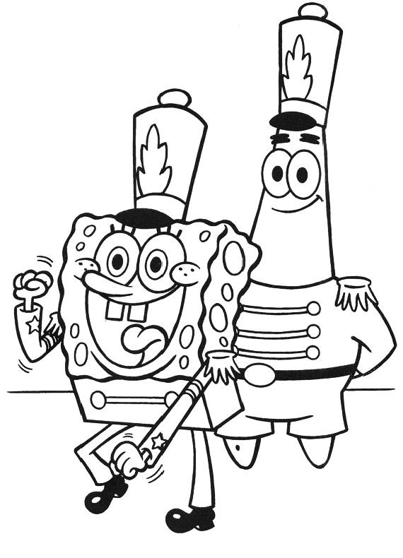 SpongeBob And Patrick Drawing