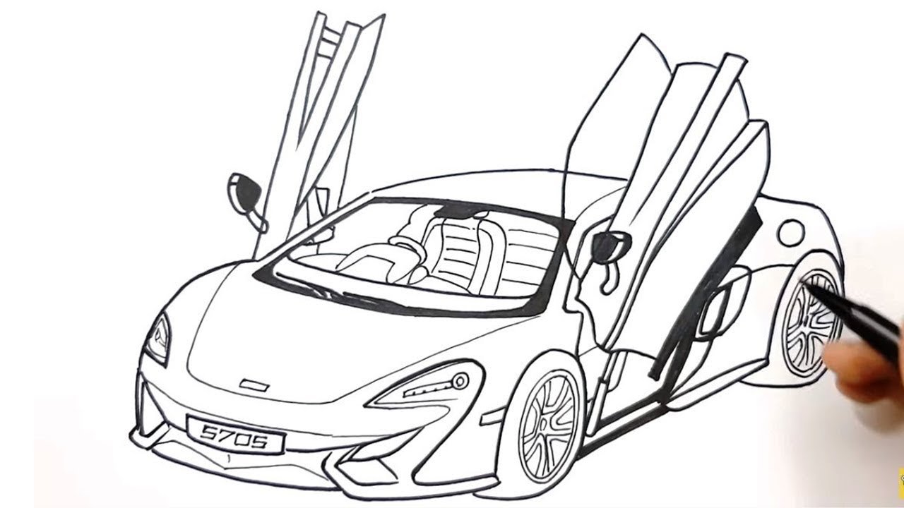 Sport Car Art Drawing