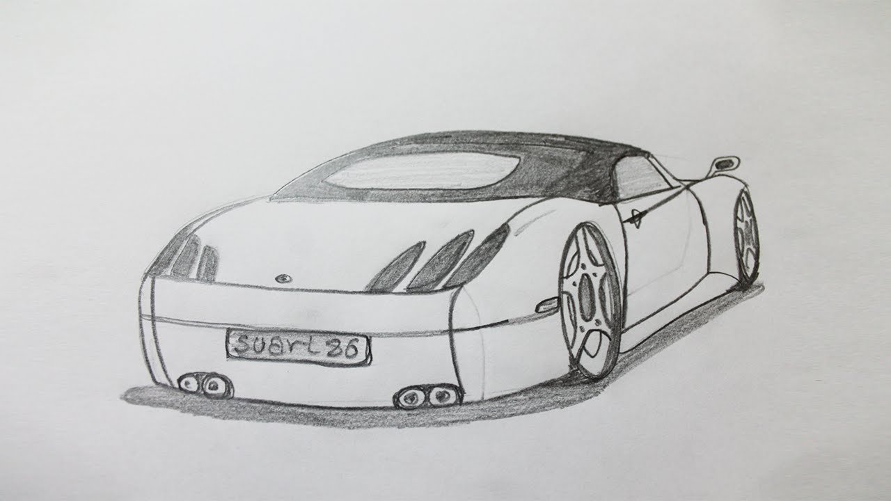 Sport Car Drawing Images