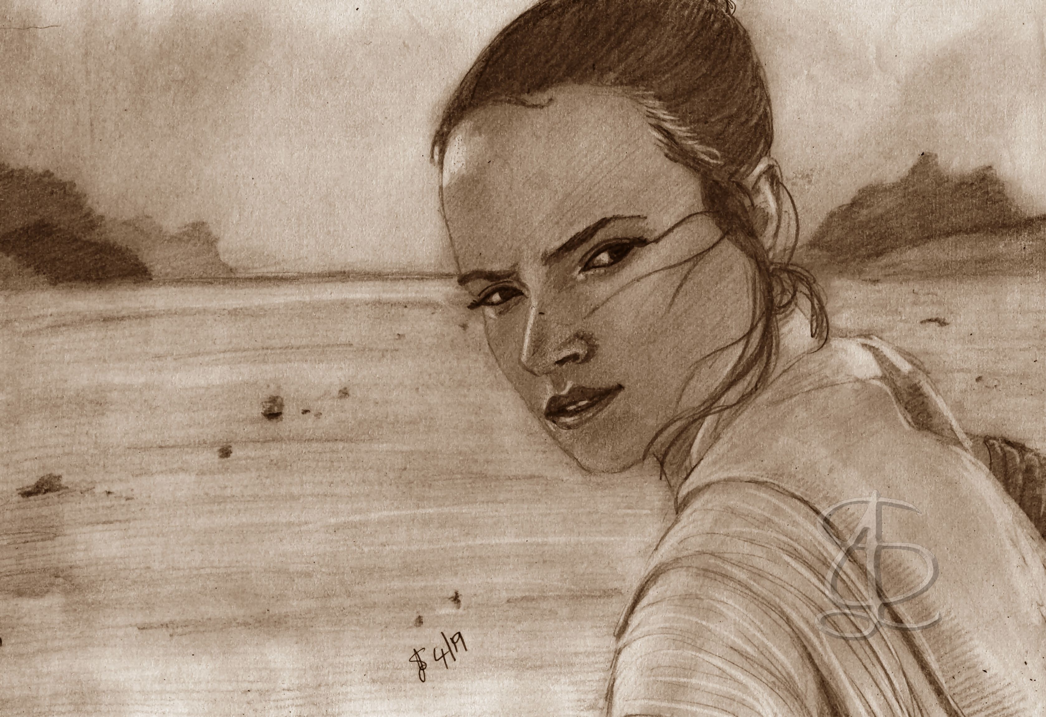 Star Wars The Rise of Skywalker Drawing Art
