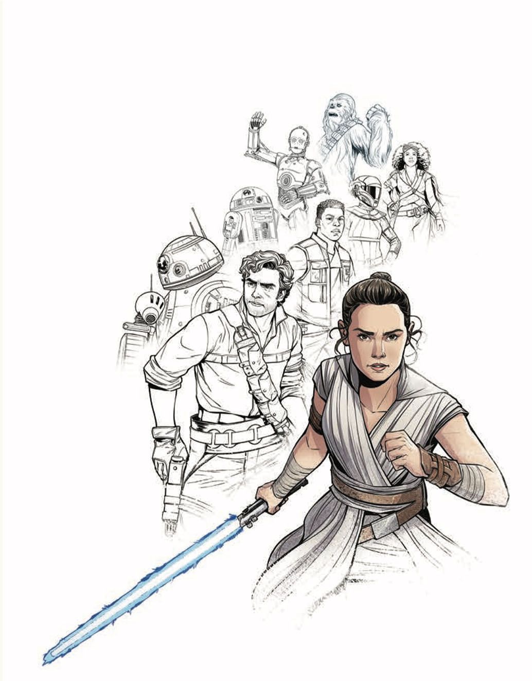 Star Wars The Rise of Skywalker Drawing Pic
