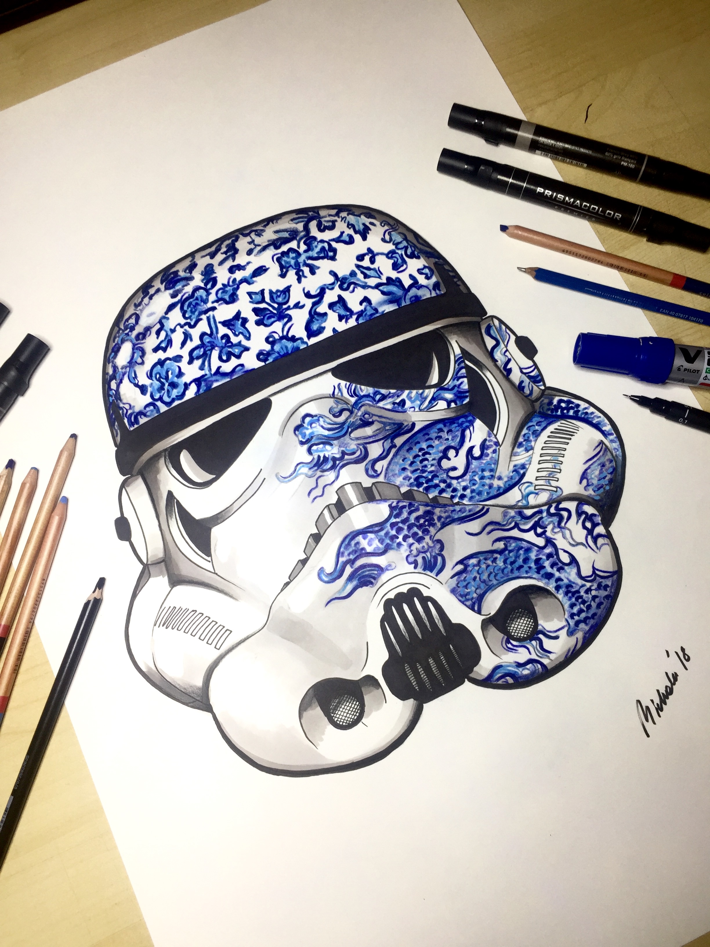 Stormtrooper Art Drawing