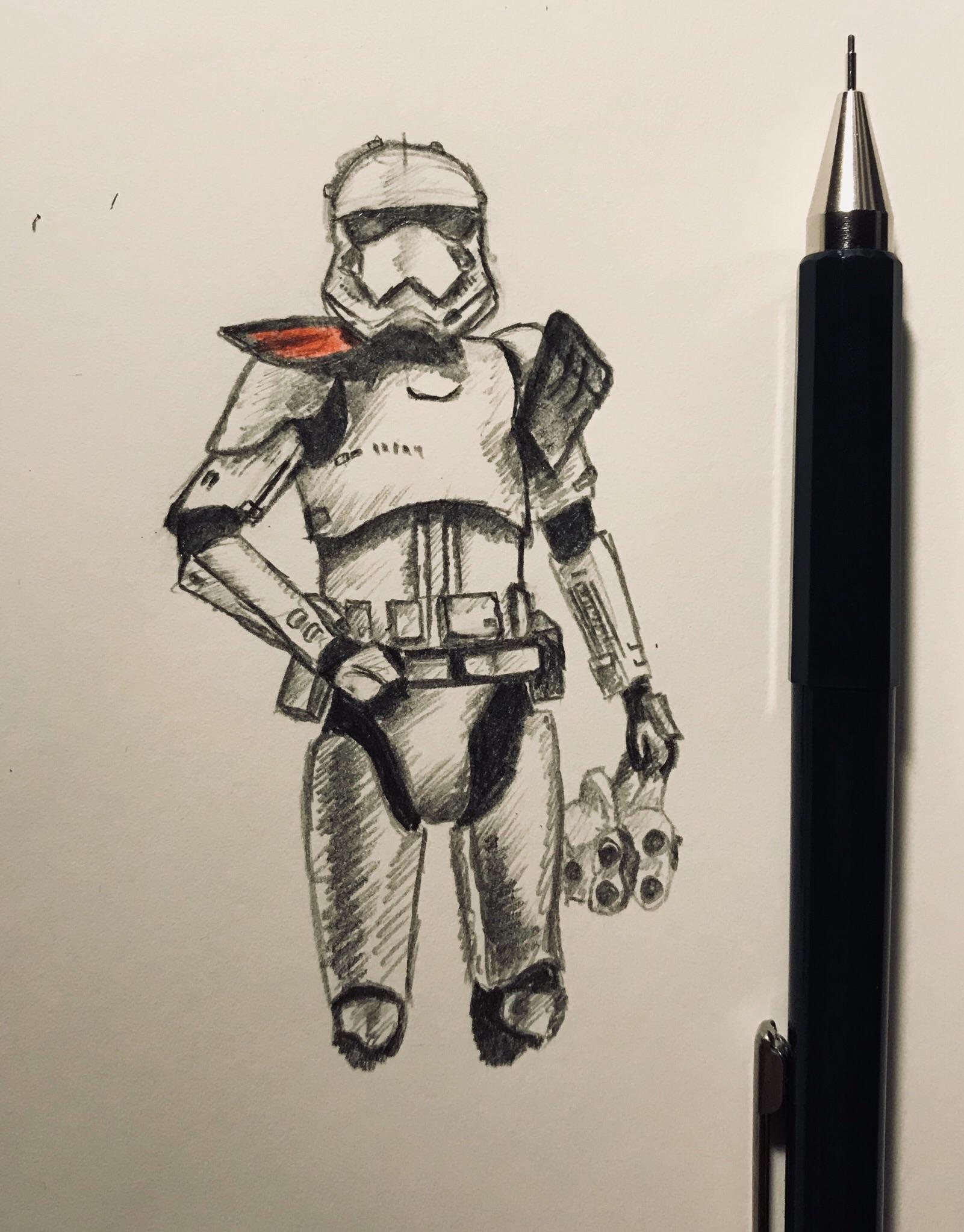 Stormtrooper Drawing Image