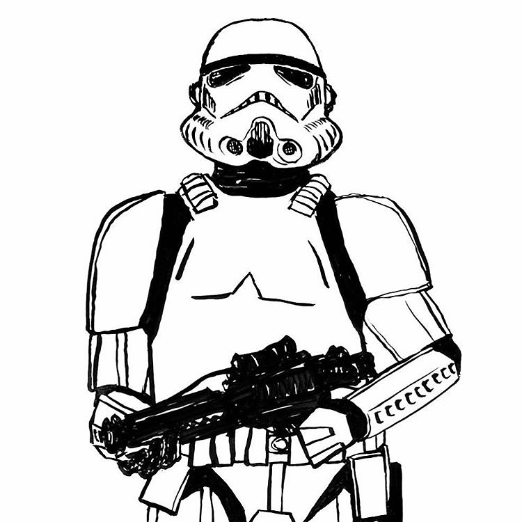 Stormtrooper Drawing