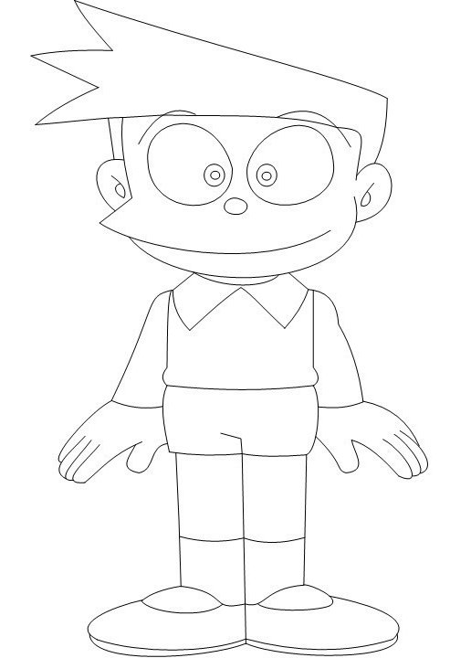 Suneo Drawing Picture