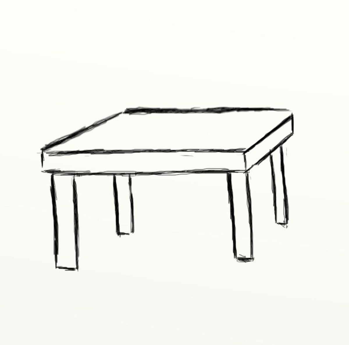 Table Drawing Art