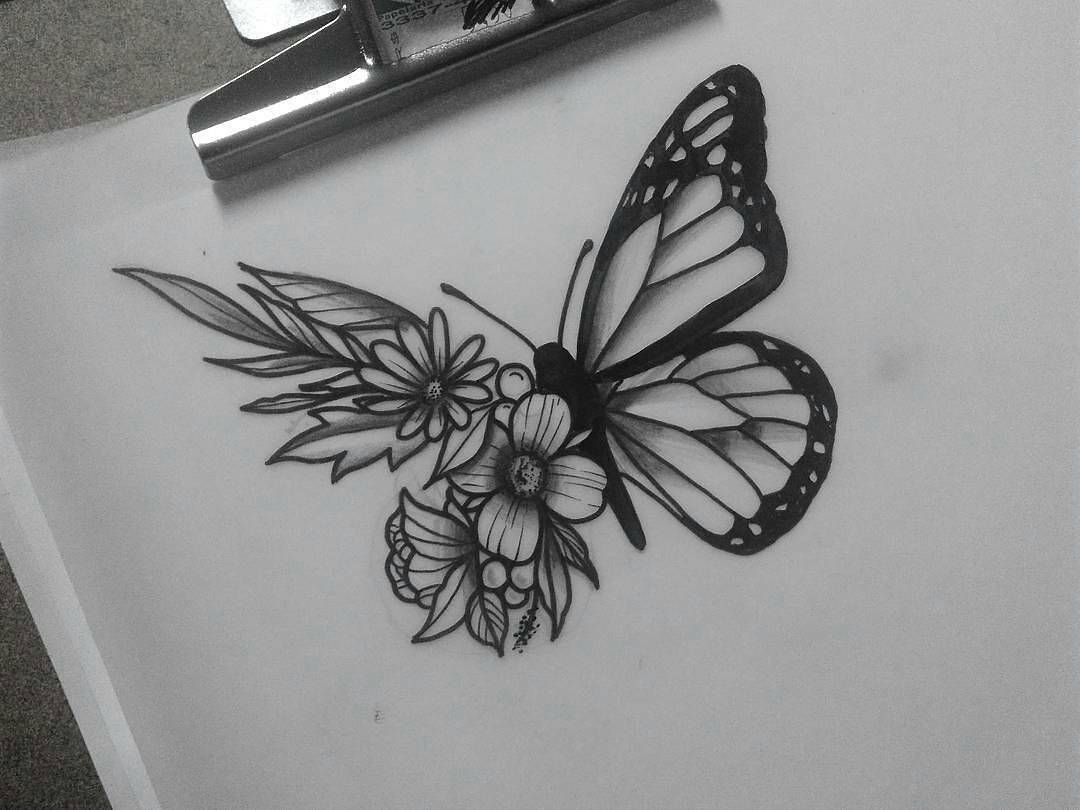 Tattoo Butterfly Drawing High-Quality