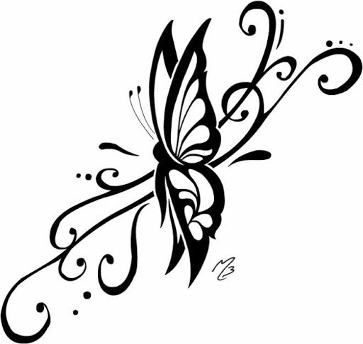Tattoo Butterfly Drawing Pictures