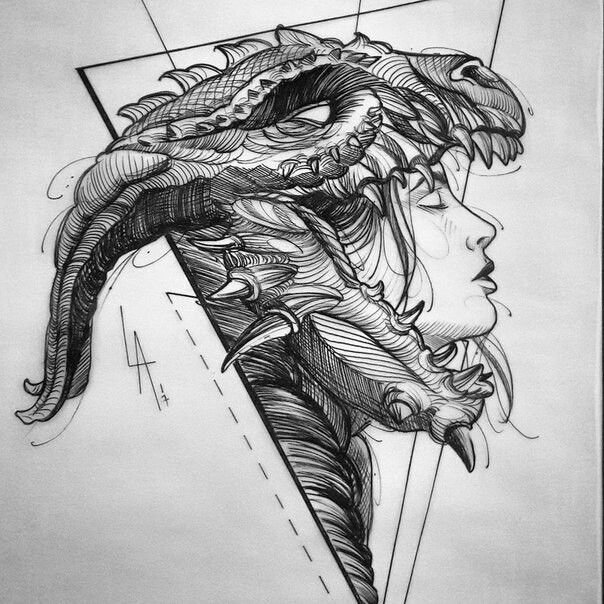 Tattoo Sketch Drawing Sketch