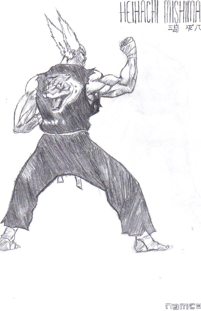 Tekken Game Drawing Pics