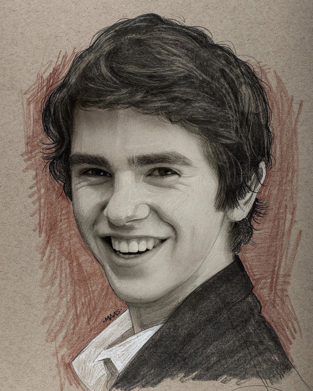The Good Doctor Freddie Highmore Drawing