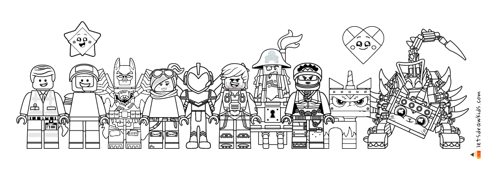 The Lego Movie Drawing Picture