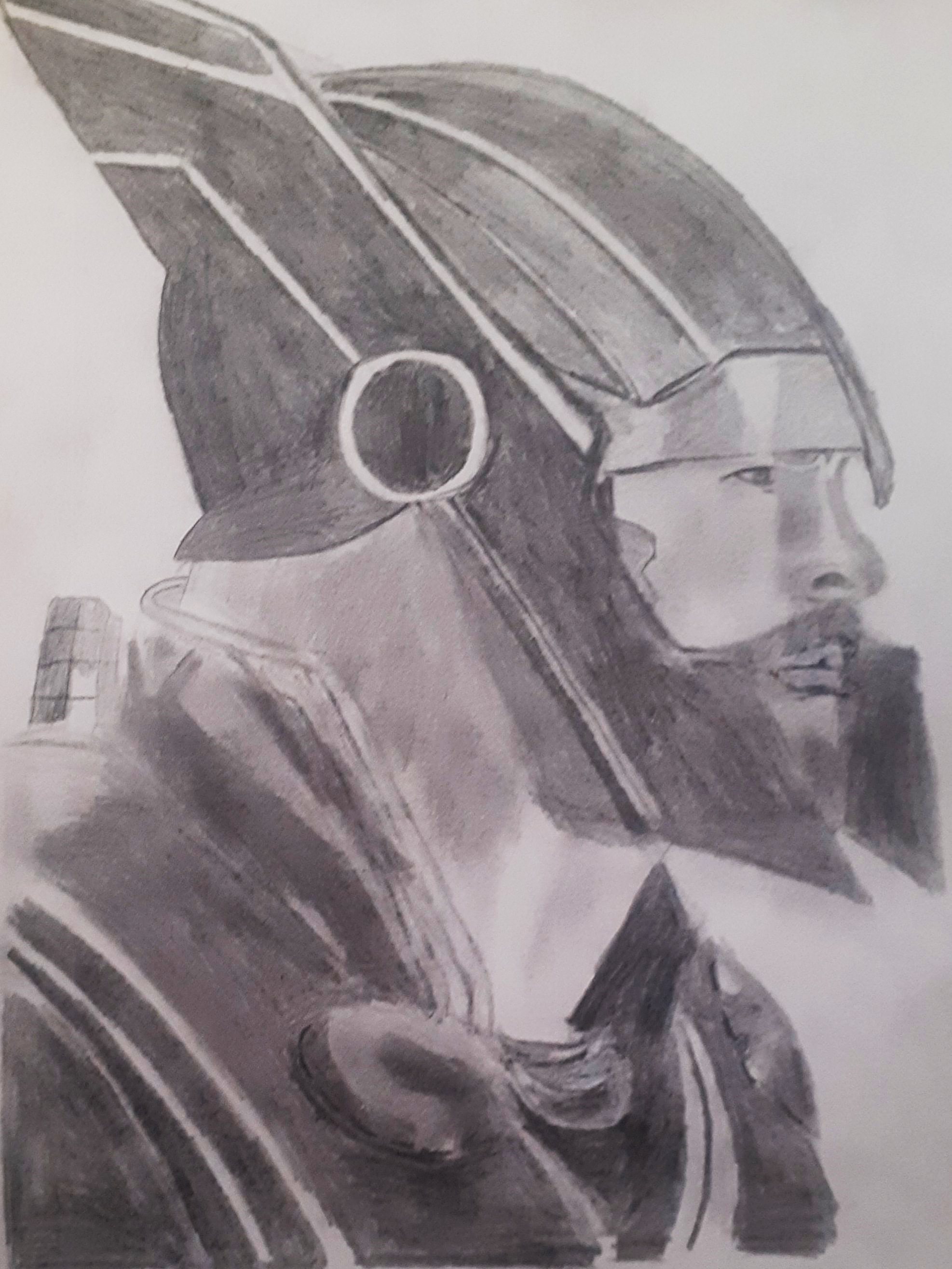 Thor Ragnarok Drawing