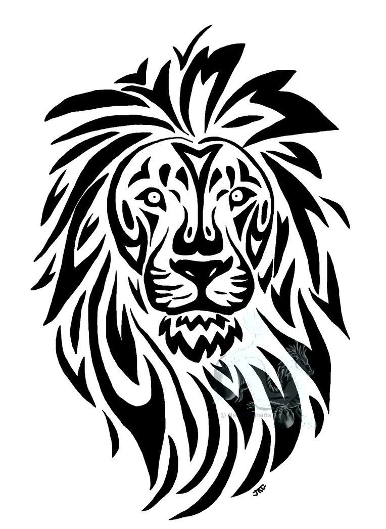 Lion black and white silhouette Portrait of a lion Sketch Linear  illustration Design for tattoo sticker logo Vector illustration  11858727 Vector Art at Vecteezy
