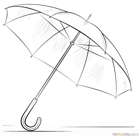 Umbrella Drawing Image