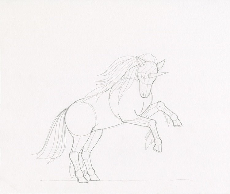 Unicorn Art Drawing