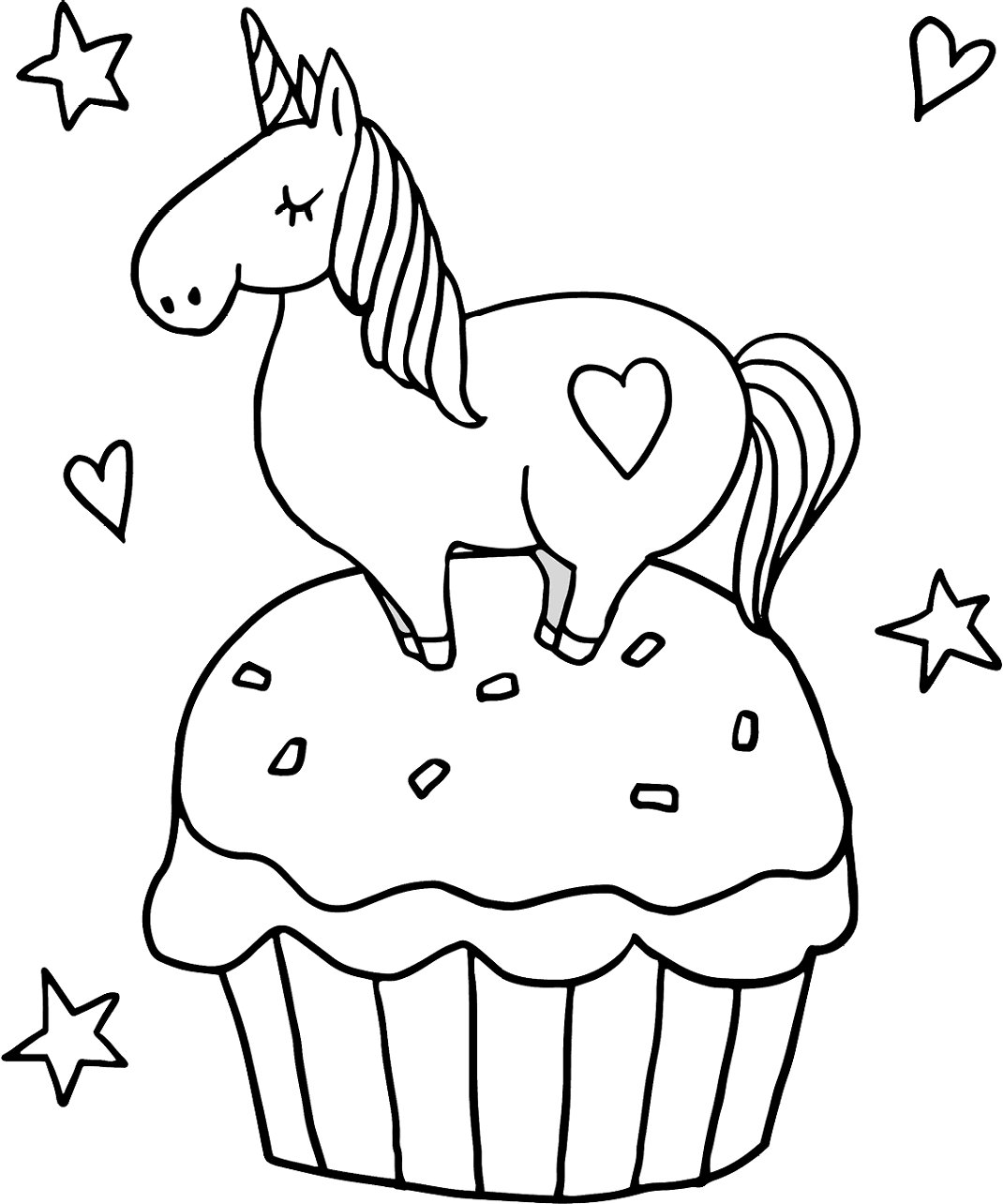 Unicorn Cake Drawing Pics