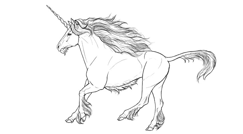 Unicorn Drawing Best