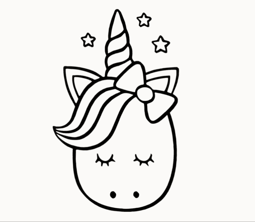 Unicorn Drawing Picture - Drawing Skill