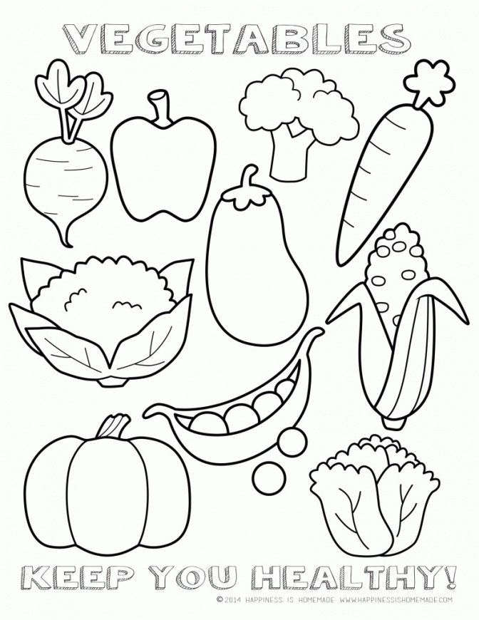 Vegetables Drawing Photo