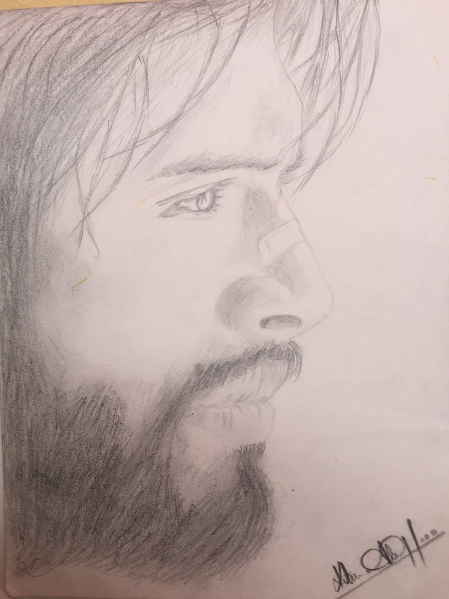 Vijay Deverakonda Drawing Beautiful Art