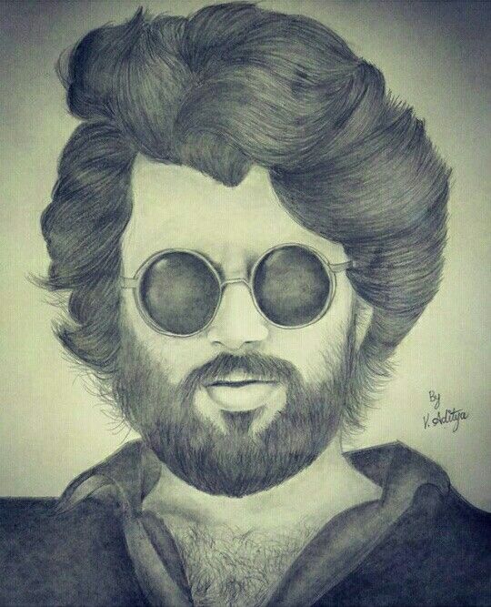 Vijay Deverakonda Drawing Pics