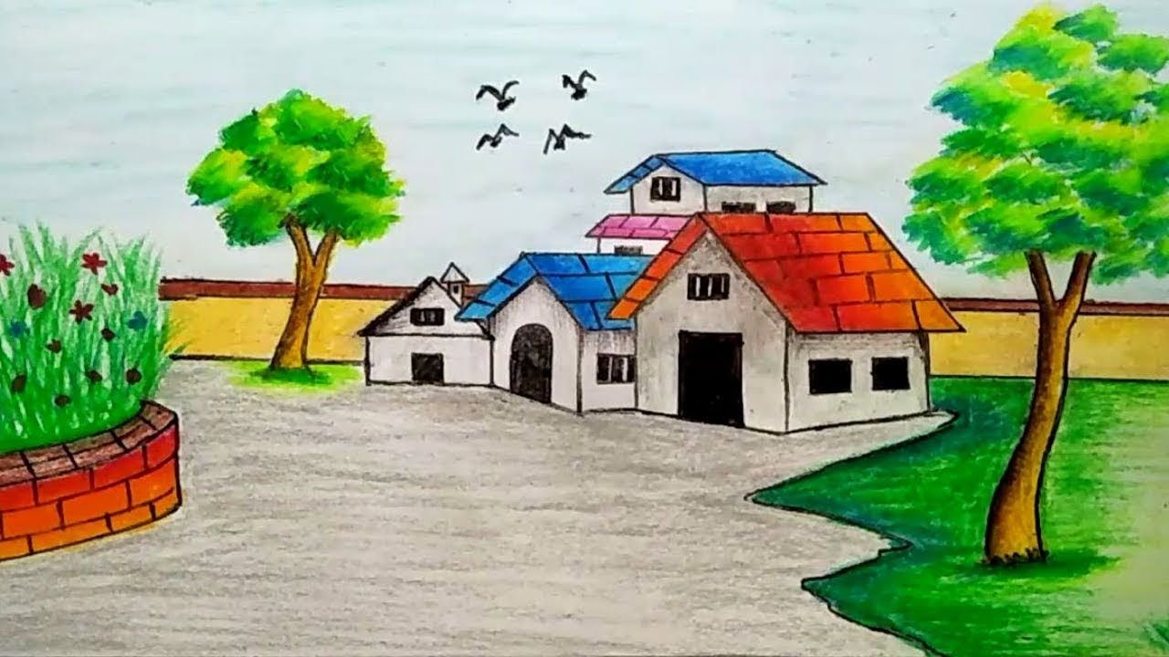 Village Drawing