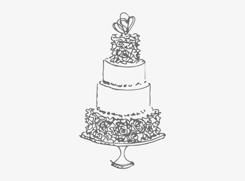 Wedding Cake Drawing Photo