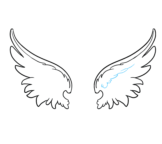 Wings Art Drawing