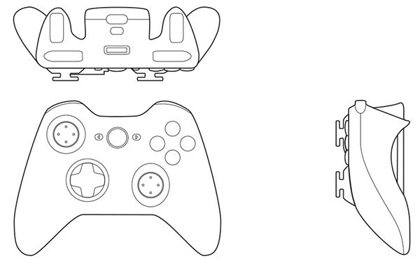 Xbox Controller Drawing Image