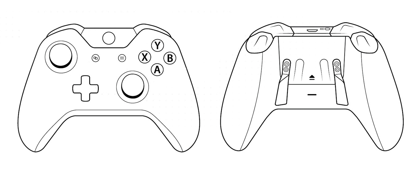 Xbox Controller Drawing Pic