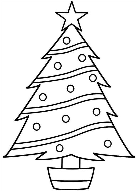 Xmas Tree Drawing Pic