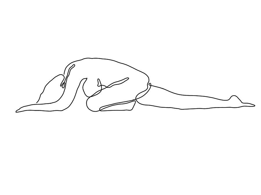 Yoga Poses Drawing Amazing