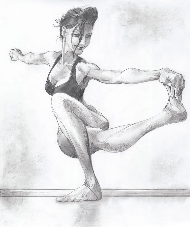 Yoga Poses Drawing Beautiful Image