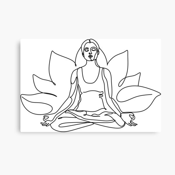 Yoga Poses Drawing Sketch