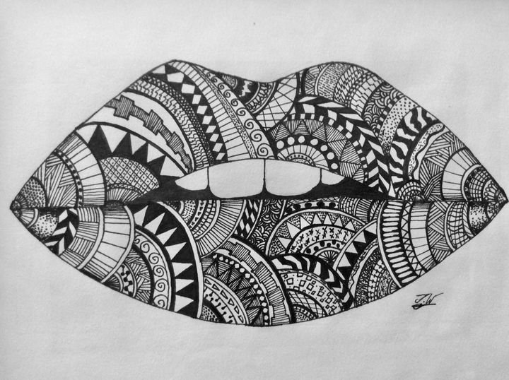 Zentangle Art Drawing Picture
