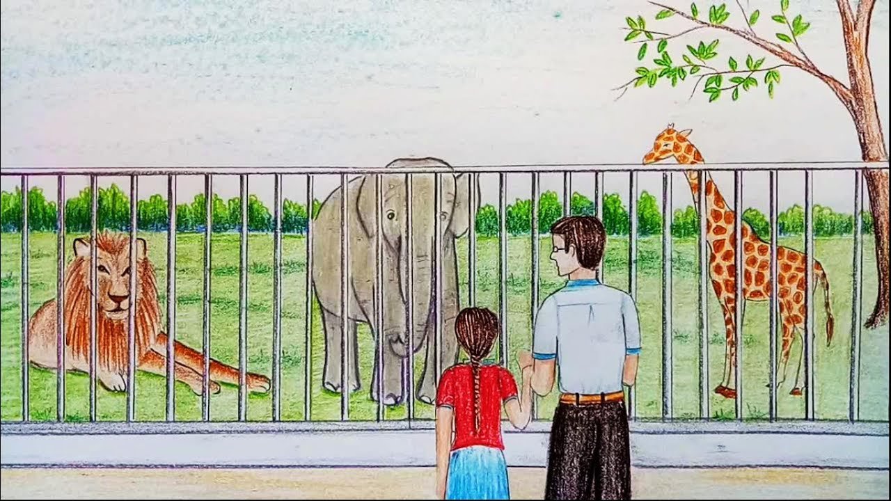 Zoo Art Drawing