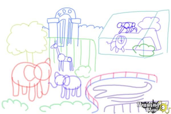 Zoo Drawing Best