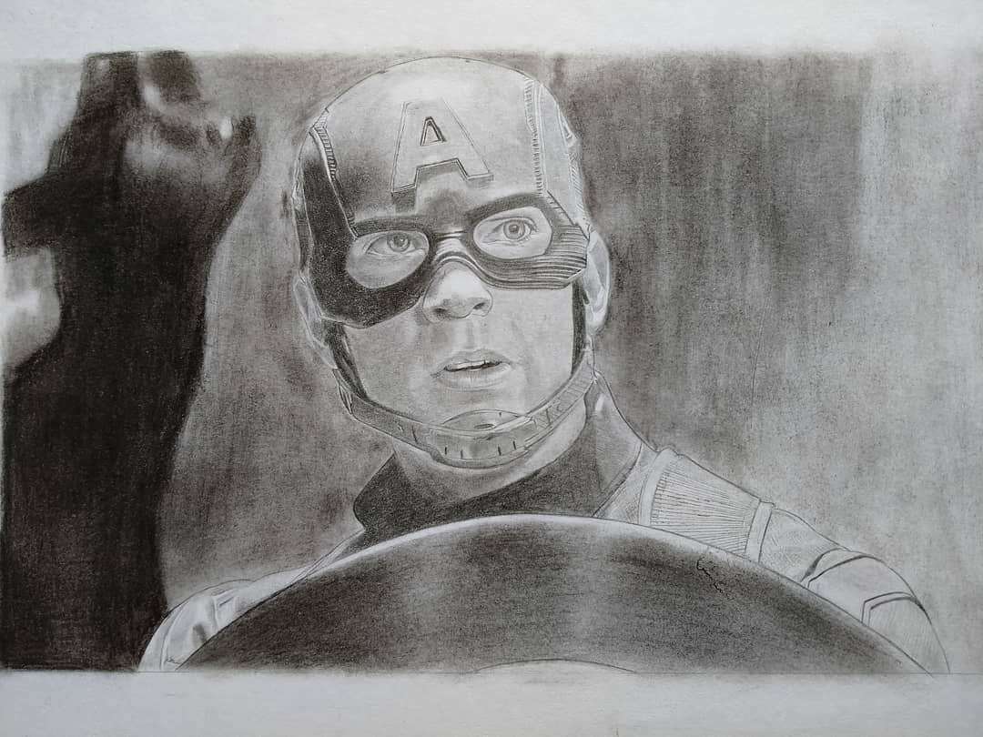 Captain Rogers – Captain America Drawing