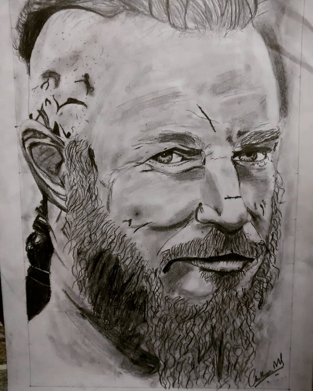 Hail O Ragnar – Vikings Drawing