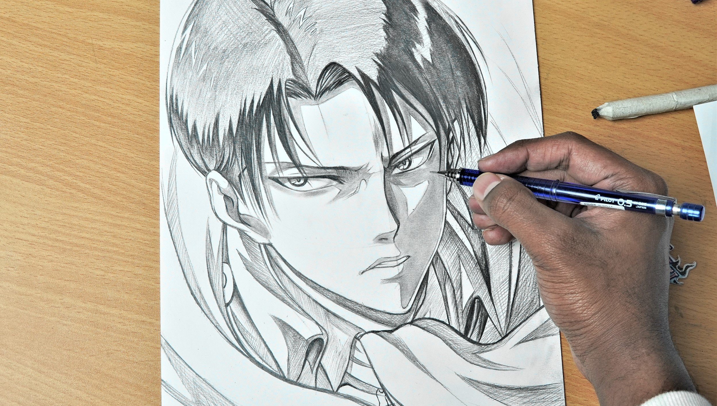 Levi From Attack On Titan Season 4 Drawing